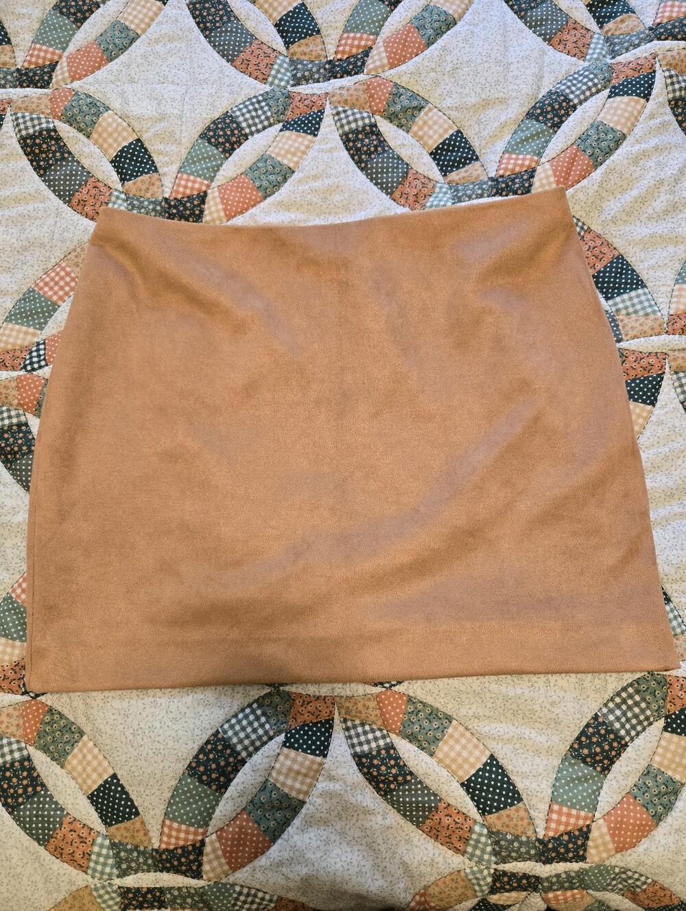 Express nude high-rise skirt Size 12
